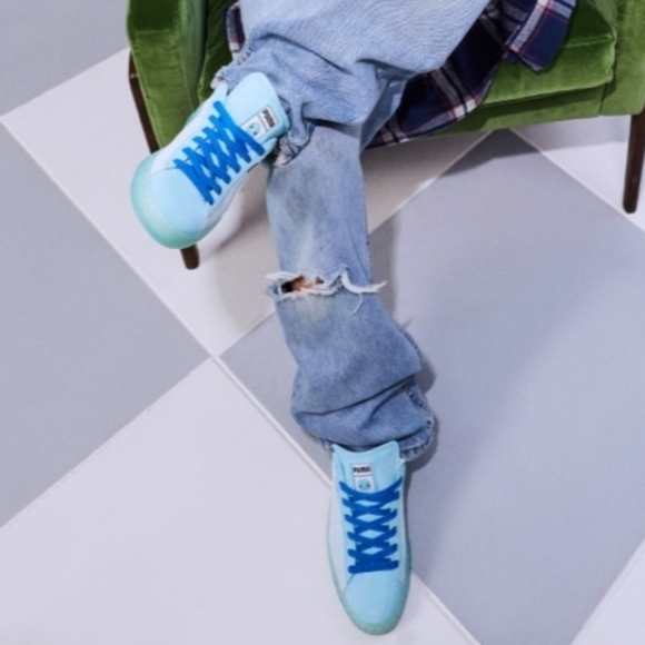 Pokemon X Puma Suede Squirtle Size 8.5 Men's U.S. New With Box. Limited Edition. - Picture 7 of 14